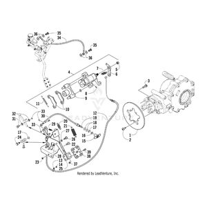 Brake, Parking - Assembly By Arctic Cat 1502-354 OEM Hardware 1502-354 Off Road Express