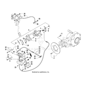 Brake, Parking - Assembly By Arctic Cat 1502-476 OEM Hardware 1502-476 Off Road Express