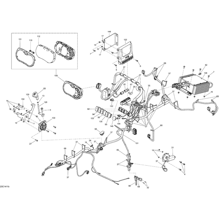 Brake Pressure Switch Assy by Can-Am