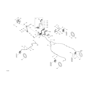 Brake Support Plate Assy by Can-Am 705207621 OEM Hardware 705207621 Off Road Express Peach St