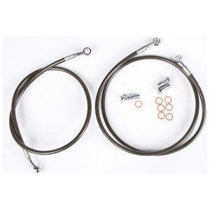 Brakeline Front +2 Smoke Polaris Rzr Xp 900 By Streamline XP900-F 2 SM Brake Line Front 170-0933 Western Powersports