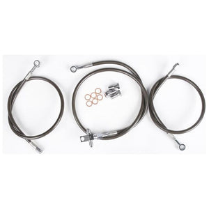 Brakeline Front Smoke+2 Polaris By Streamline RAZR-F-2-SMOKE Brake Line Front 170-0963 Western Powersports