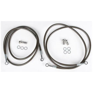 Brakeline Front Smoke+2 Polaris By Streamline XP1K-F-2-SMOKE Brake Line Front 170-0961 Western Powersports