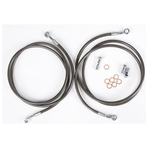 Brakeline Front Std Smoke Maverick By Streamline MAV-F SM Brake Line Front 170-0292 Western Powersports