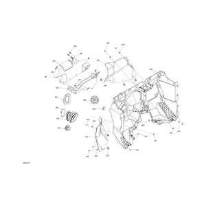 Break Pedal Deflector by Can-Am 707900515 OEM Hardware 707900515 Off Road Express Peach St