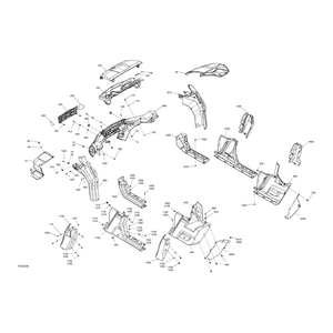 Break Up Country, Front Hood by Can-Am 705017042 OEM Hardware 705017042 Off Road Express Drop Ship