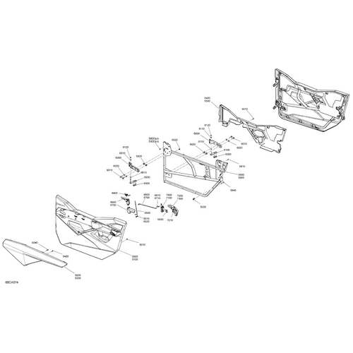 Break Up Country, LH Front Door Panel by Can-Am