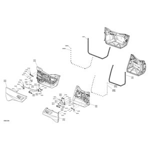 Break Up Country, LH Rear Door Panel by Can-Am 705017300 OEM Hardware 705017300 Off Road Express Peach St