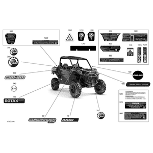 Break Up Country, Side Decal by Can-Am 704908895 OEM Hardware 704908895 Off Road Express Peach St