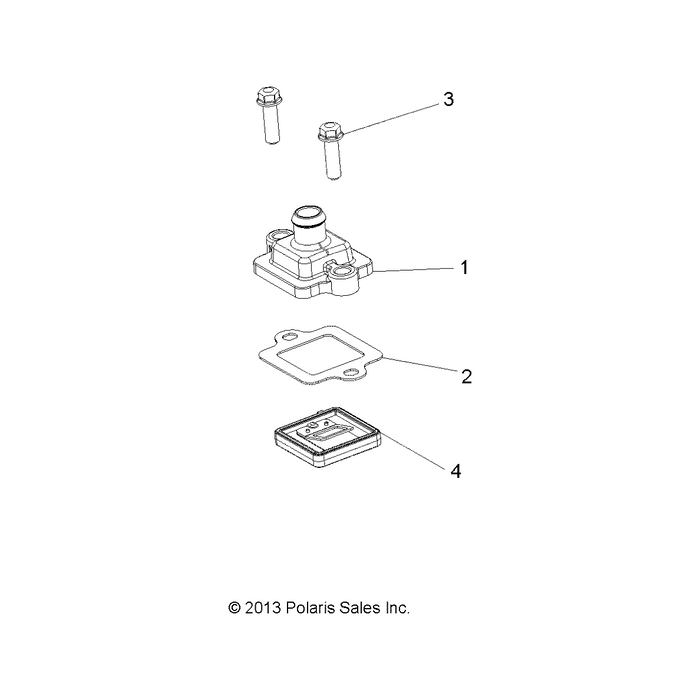 Breather Cover Gasket by Polaris