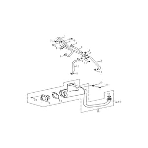 Breather Tube, Ventilated by Polaris 454396 OEM Hardware P454396 Off Road Express