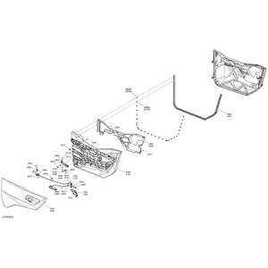 Bright White, RH Front Door Trim Panel by Can-Am 705012985 OEM Hardware 705012985 Off Road Express