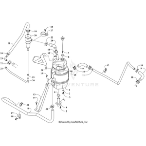 Brkt,Oil Tank-Lower By Arctic Cat 6406-258 OEM Hardware 6406-258 Off Road Express