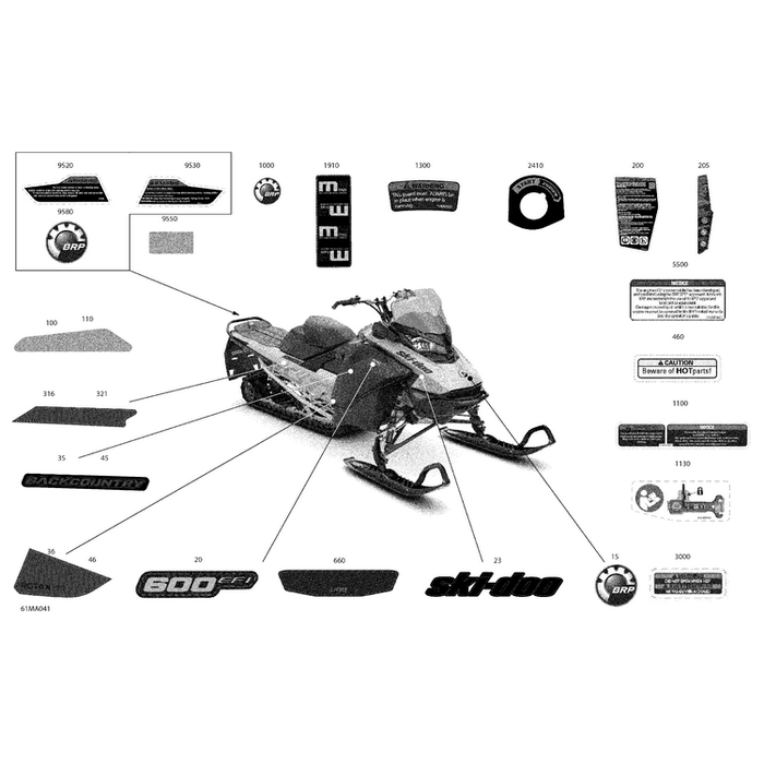 BRP Logo13 mm by Can-Am