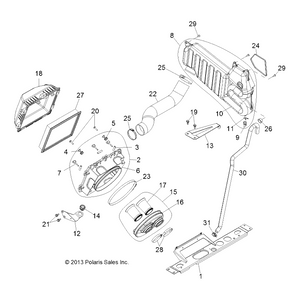 Bshg-Flg,21X9.5X10.5 by Polaris 5137652 OEM Hardware P5137652 Off Road Express