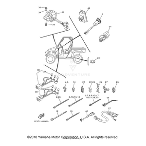 Bulb (12V-1.7W T6.5) by Yamaha 3FV-83517-00-00 OEM Hardware 3FV-83517-00-00 Off Road Express