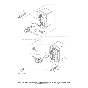 Bulb (12V-21/5W) by Yamaha 1A2-84714-50-00 OEM Hardware 1A2-84714-50-00 Off Road Express