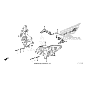 Bulb, Headlight (12V 30/30W) by Honda 34901-HP5-601 OEM Hardware 34901-HP5-601 No Longer Available