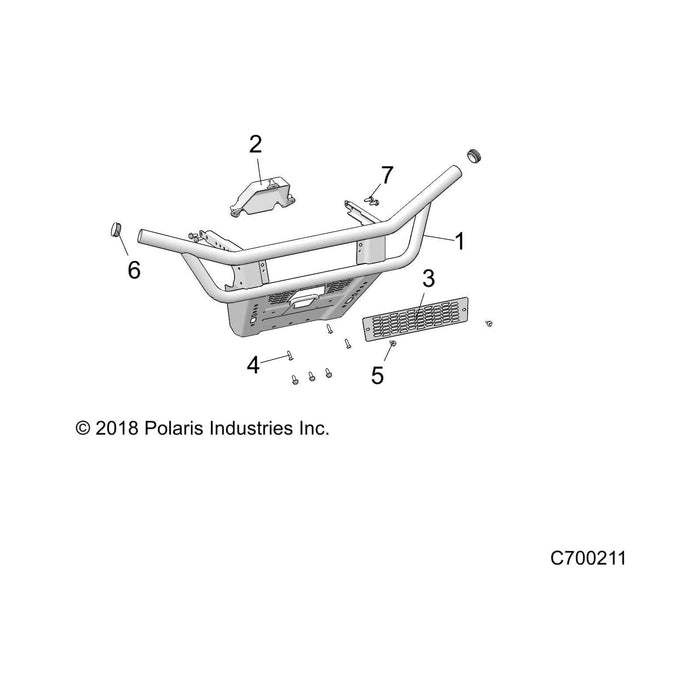 Bumper, Matte Black by Polaris