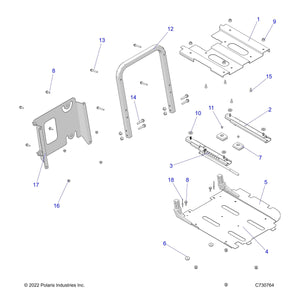 Bumper-Seat by Polaris 5414659 OEM Hardware P5414659 Off Road Express