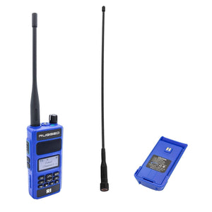 Bundle - R1 Handheld Radio With Long Range Antenna And High Capacity Battery by Rugged Radios R1-BUNDLE 01039374006168 Rugged Radios