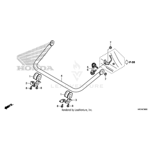 Bush, Stabilizer Holder by Honda 51306-S2K-N01 OEM Hardware 51306-S2K-N01 Off Road Express Peach St