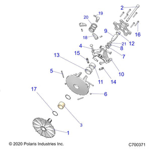 Bushing-1.13X1.28X0.63,Mu by Polaris 3515173 OEM Hardware P3515173 Off Road Express