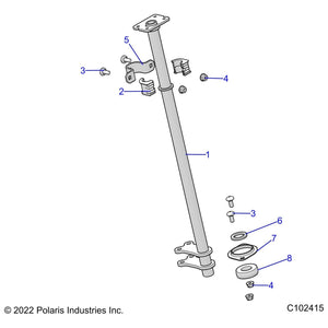 Bushing, 1 X 1.5 X .145 by Polaris 7556162 OEM Hardware P7556162 Off Road Express