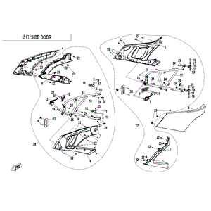 Bushing by CF Moto 5HY0-372032 OEM Hardware 5HY0-372032 Northstar Polaris