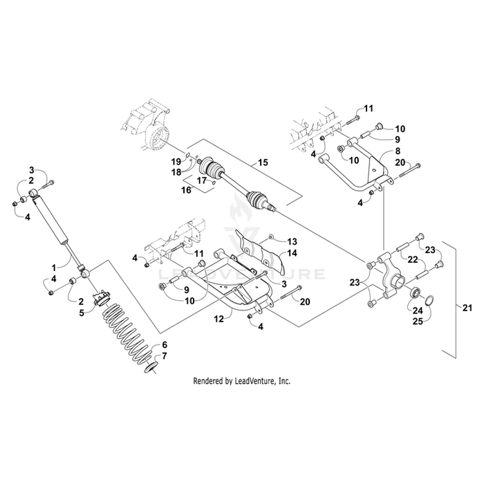 Bushing, Double Bonded By Arctic Cat