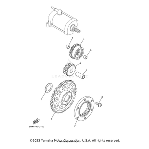 Bushing, Solid by Yamaha 90380-10002-00 OEM Hardware 90380-10002-00 Off Road Express