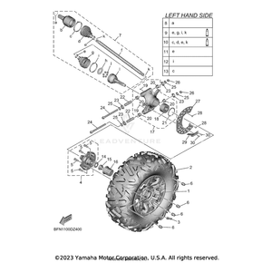 Bushing, Solid by Yamaha 90381-17067-00 OEM Hardware 90381-17067-00 Off Road Express