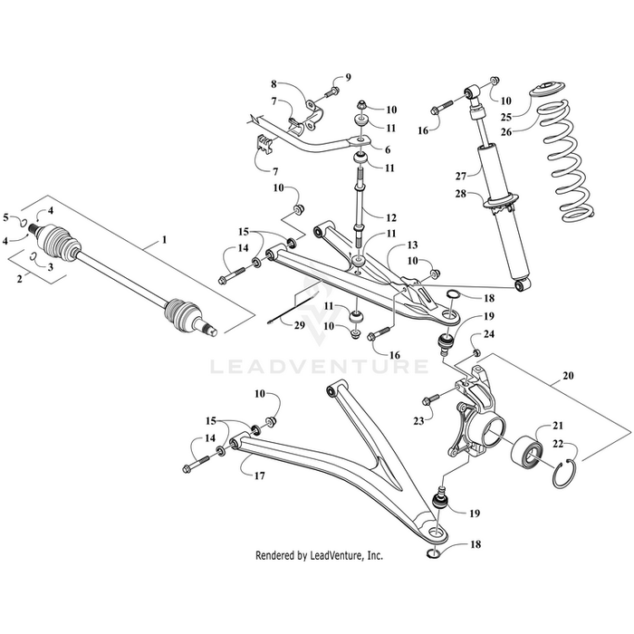 Bushing, Sway Bar Link By Arctic Cat