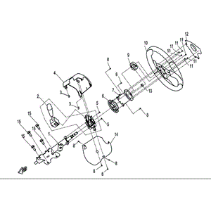 Button Horn by CF Moto 9030-100600 OEM Hardware 9030-100600 Northstar Polaris