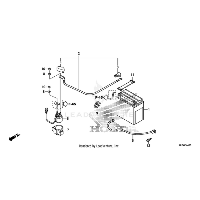 Cable, Battery Ground by Honda