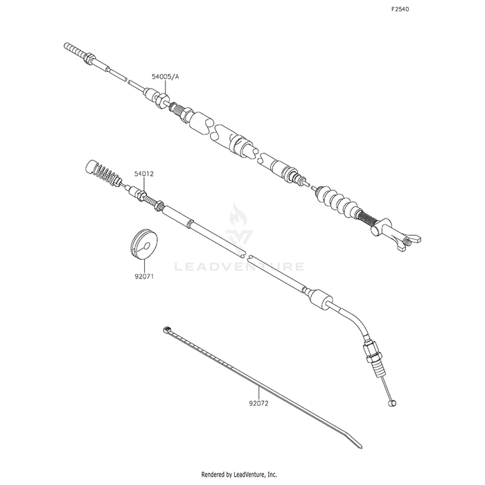 Cable-Brake,Parking by Kawasaki