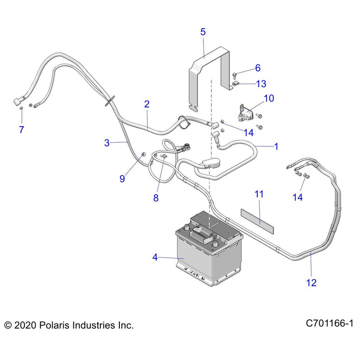 Cable-Ground,Eng,Bat,Chas by Polaris