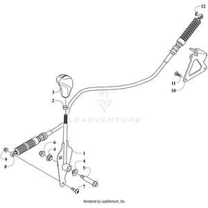 Cable,Shift By Arctic Cat 0487-102 OEM Hardware 0487-102 Off Road Express