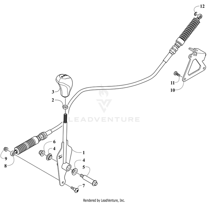 Cable,Shift By Arctic Cat