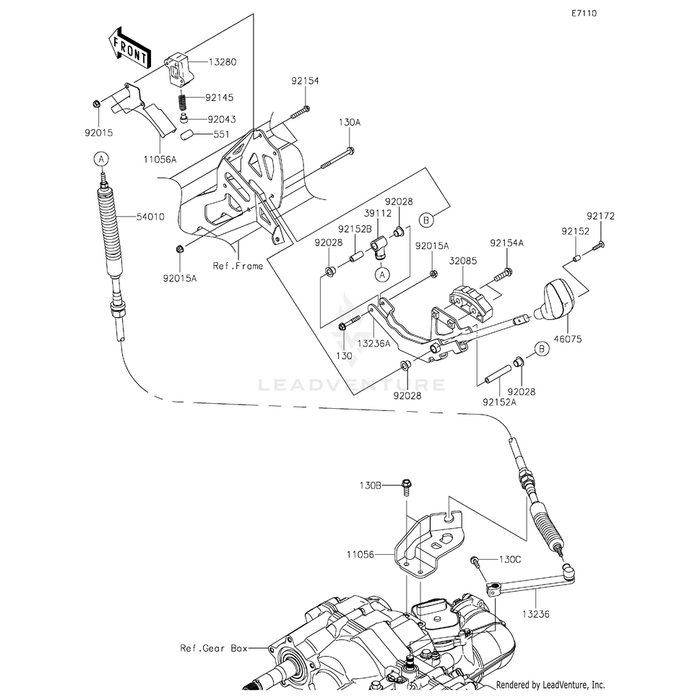 Cable,Shift by Kawasaki