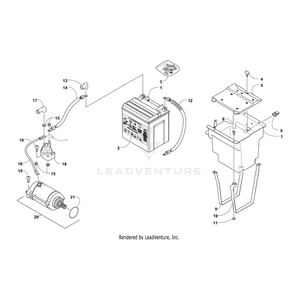 Cable, Solenoid/Starter By Arctic Cat 0445-080 OEM Hardware 0445-080 Off Road Express