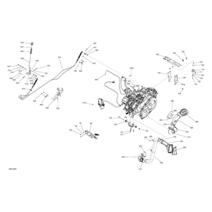 Cable Support by Can-Am 707001873 OEM Hardware 707001873 Off Road Express Peach St