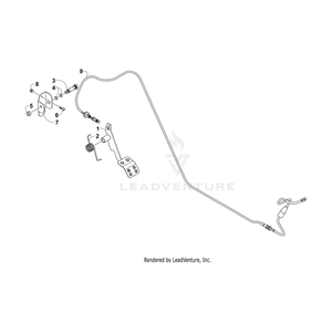 Cable,Throttle-Hd Damper (Wc-4) By Arctic Cat 0487-096 OEM Hardware 0487-096 Off Road Express