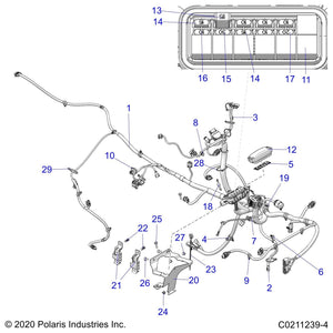 Cable-Tie,M10X1.5 Stud Mnt by Polaris 7082649 OEM Hardware P7082649 Off Road Express