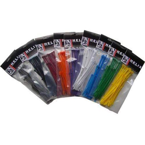 Cable Ties 6" Blue 100/Pack By Helix