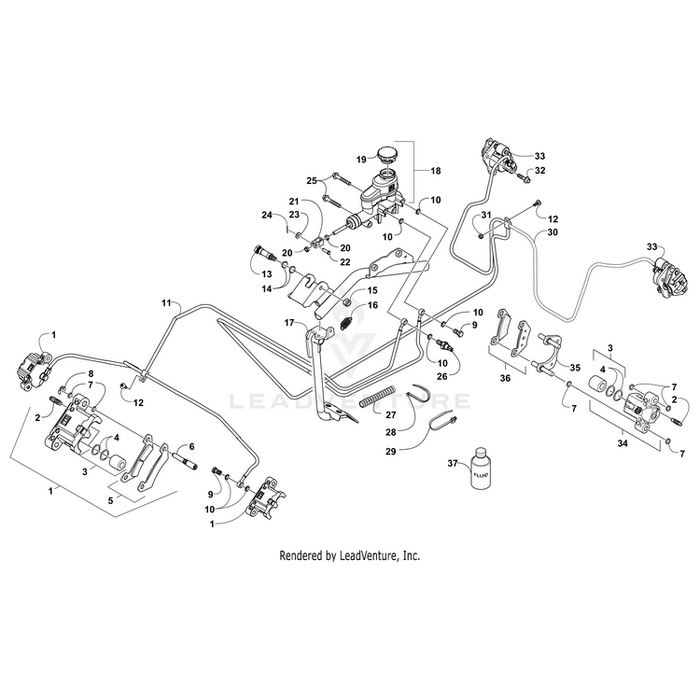 Caliper, Brake By Arctic Cat