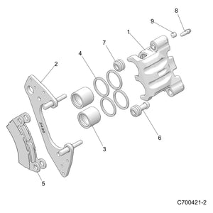 Caliper Seal, Inner, 1.375 In by Polaris 5412907 OEM Hardware P5412907 Off Road Express