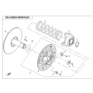 Cam Driven Pulley by CF Moto 0800-052002 OEM Hardware 0800-052002 Northstar Polaris