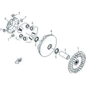 Cam (Mc) by CF Moto 0180-051001 OEM Hardware 0180-051001 Northstar Polaris