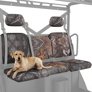 Camo Split Bench Seat Covers for Polaris Ranger XP 1000/Crew by Kemimoto B0109-00802CM Seat Cover B0109-00802CM Kemimoto